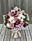 Букет цветов из: Альстромерии, Гвоздики, Розы и Хризантемы в Михнево