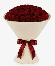Букет 101 Бордовая роза Блэк Бакарра в Михнево
