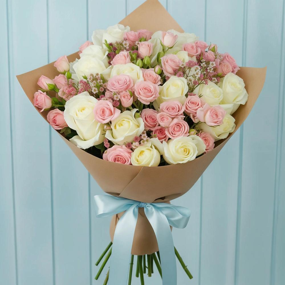 Букет цветов из: Розы в Михнево