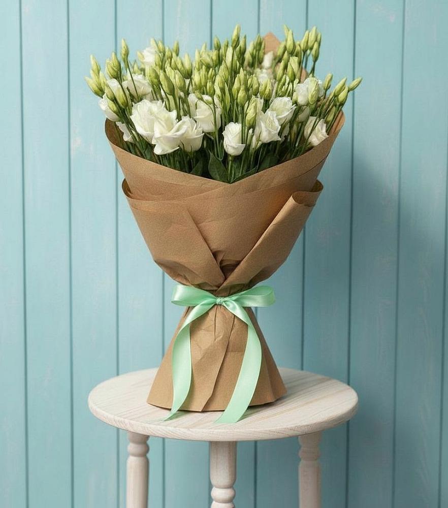 Букет цветов из: Лизиантусы в Михнево