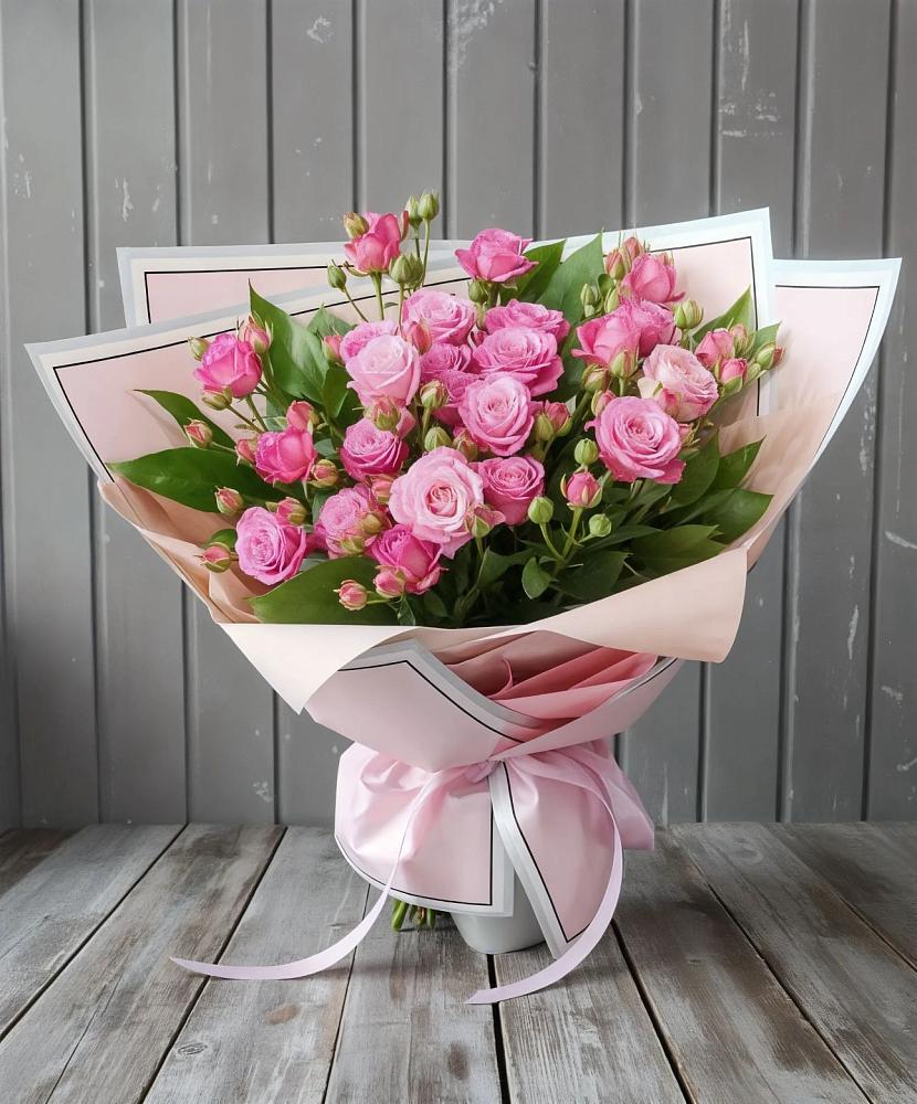 Букет Розовый кустик в Михнево