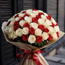 Букет Премиум микс Рэд энд Вайт #REPLACE_PRED# Михнево