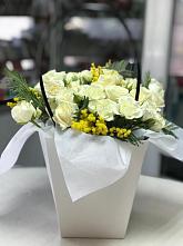 Цветочная композиция из Розы  в Михнево