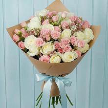 Букет цветов из:  Розы в Михнево